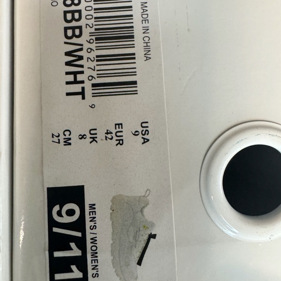 Brandblack Nomo White/Taupe Grey Sneakers unisex 9/11 $195 NWT - Picture 11 of 11